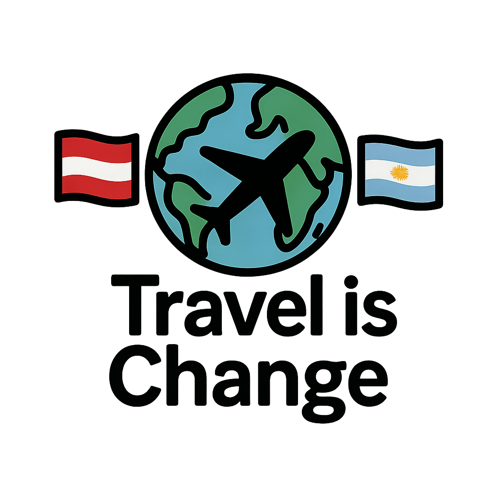 travel is change logo